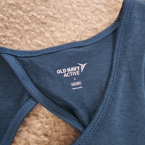 Old Navy Teal Tank Top - Picture 2 of 3